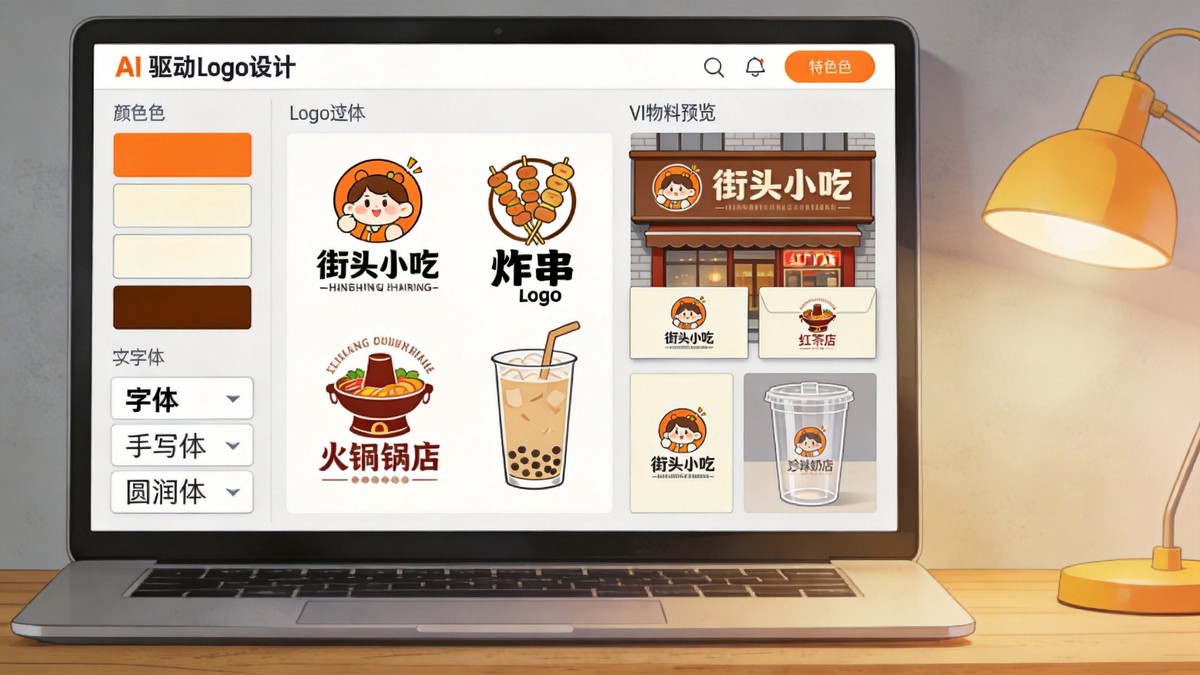 标智客AI生成餐饮Logo