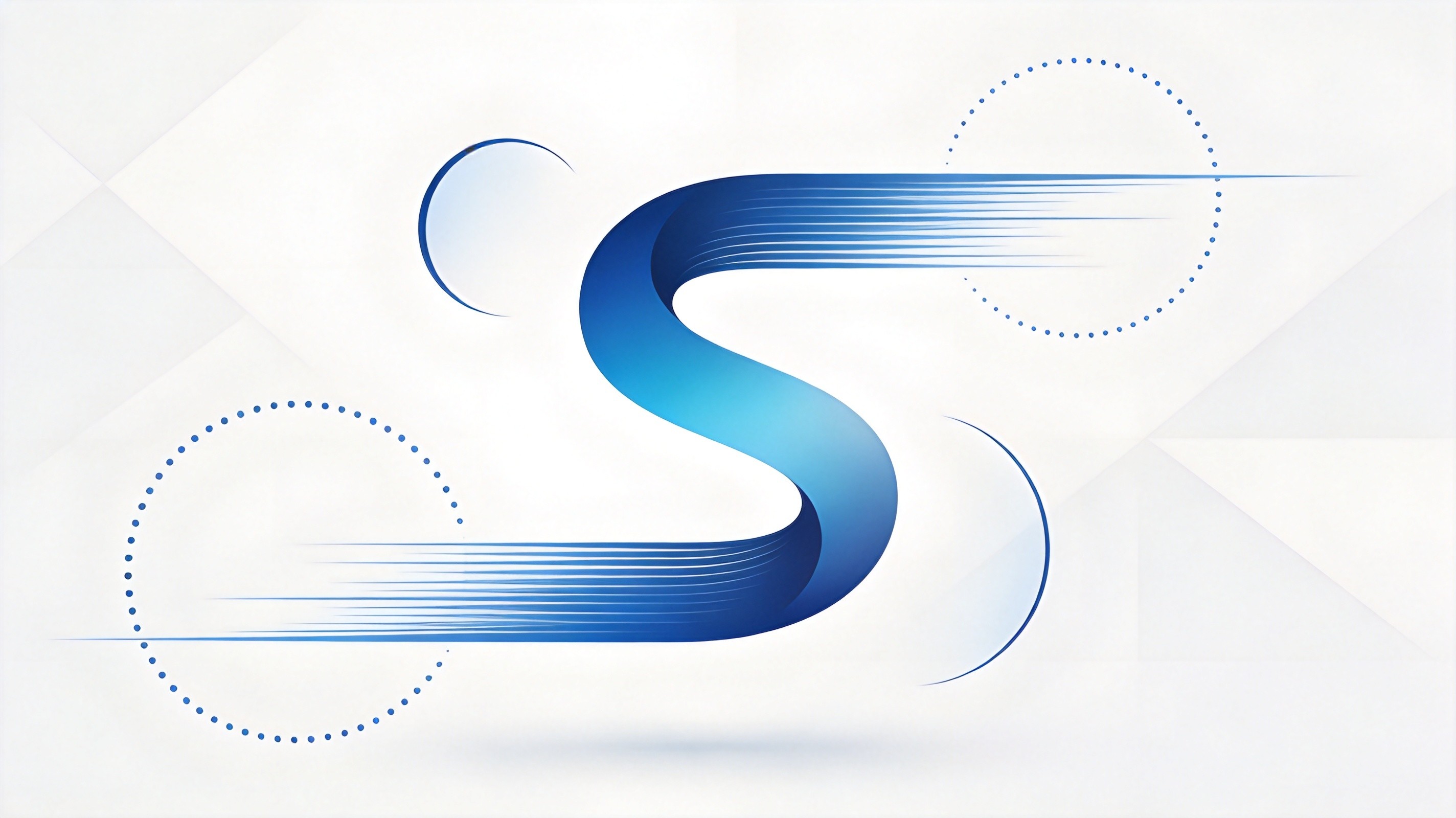 S字母Logo曲线与速度感