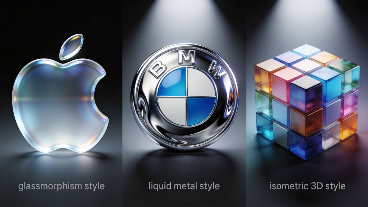 3D Logo风格行业适配对比